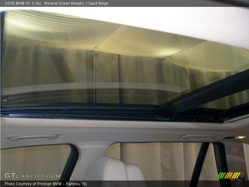 Mineral Green Metallic / Sand Beige 2008 BMW X5 3.0si