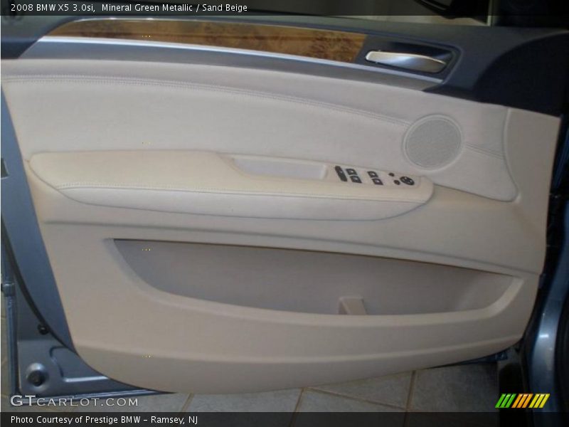 Mineral Green Metallic / Sand Beige 2008 BMW X5 3.0si