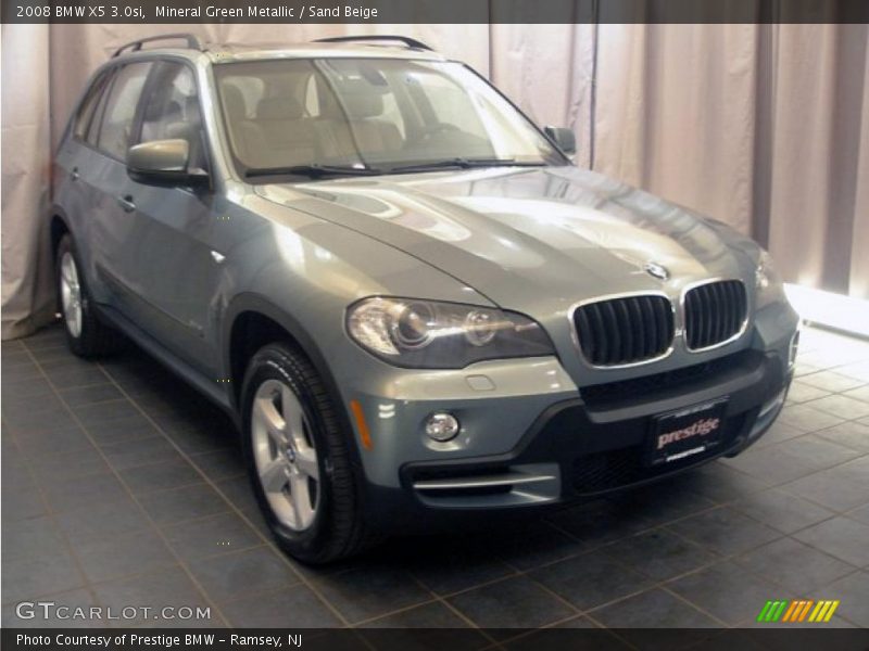 Mineral Green Metallic / Sand Beige 2008 BMW X5 3.0si