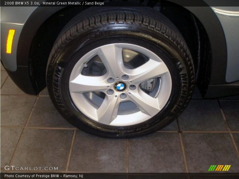 Mineral Green Metallic / Sand Beige 2008 BMW X5 3.0si