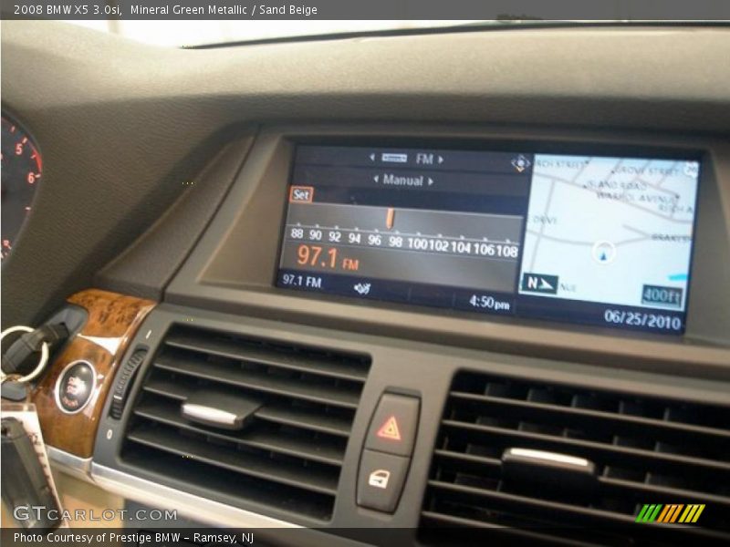 Mineral Green Metallic / Sand Beige 2008 BMW X5 3.0si