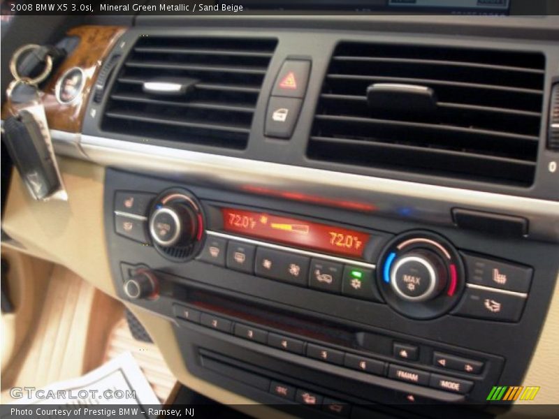 Mineral Green Metallic / Sand Beige 2008 BMW X5 3.0si