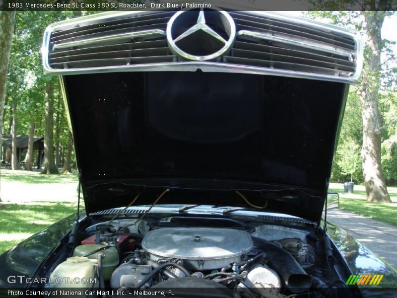 Dark Blue / Palomino 1983 Mercedes-Benz SL Class 380 SL Roadster