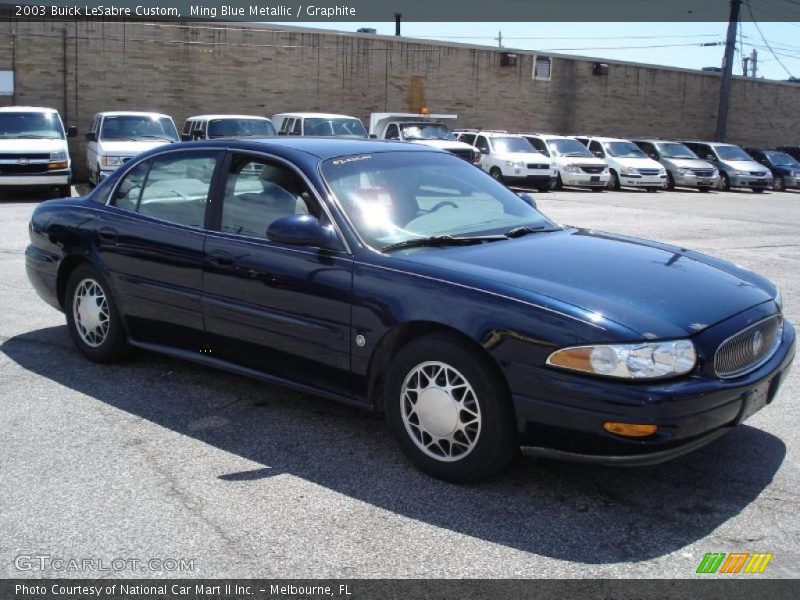 Ming Blue Metallic / Graphite 2003 Buick LeSabre Custom