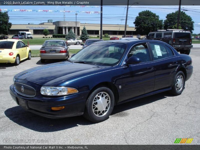 Ming Blue Metallic / Graphite 2003 Buick LeSabre Custom