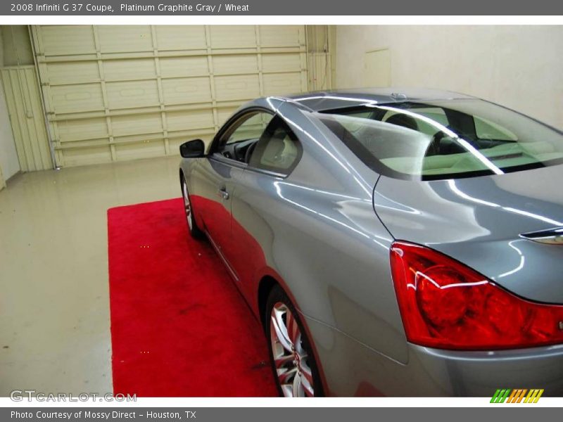 Platinum Graphite Gray / Wheat 2008 Infiniti G 37 Coupe