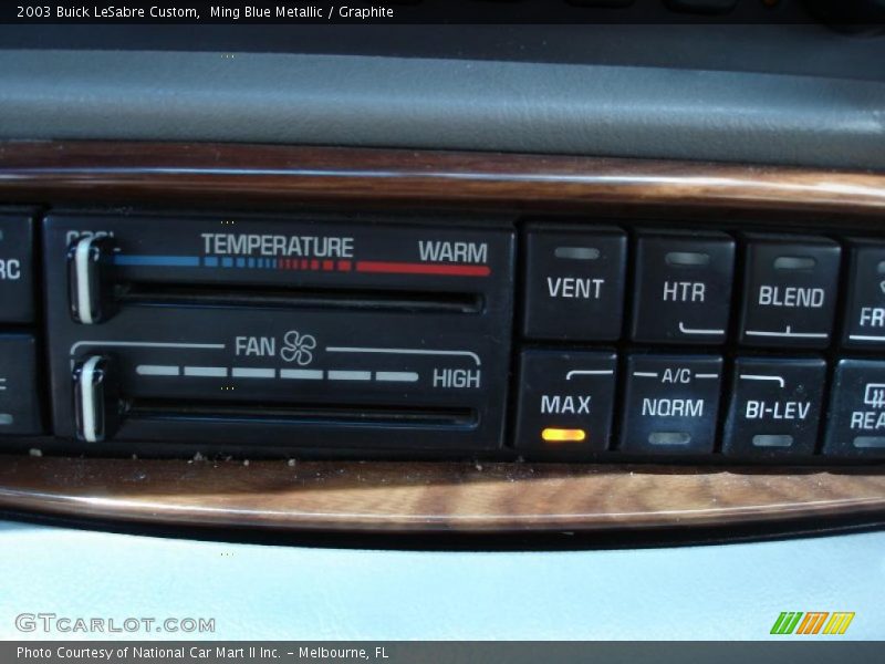 Ming Blue Metallic / Graphite 2003 Buick LeSabre Custom