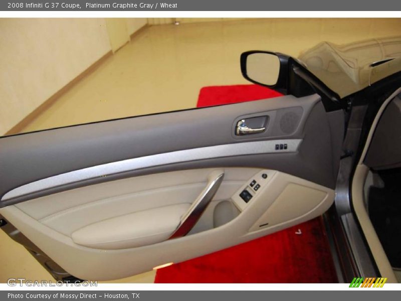 Platinum Graphite Gray / Wheat 2008 Infiniti G 37 Coupe