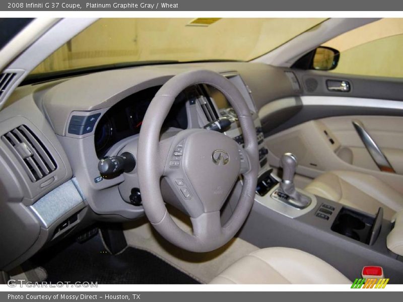 Platinum Graphite Gray / Wheat 2008 Infiniti G 37 Coupe