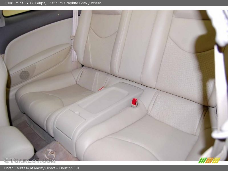 Platinum Graphite Gray / Wheat 2008 Infiniti G 37 Coupe