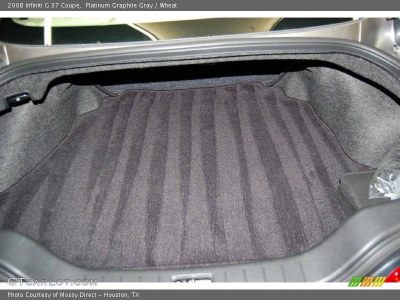 Platinum Graphite Gray / Wheat 2008 Infiniti G 37 Coupe