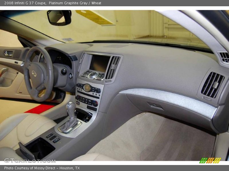 Platinum Graphite Gray / Wheat 2008 Infiniti G 37 Coupe