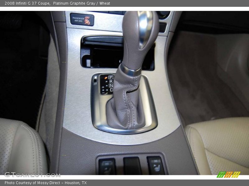 Platinum Graphite Gray / Wheat 2008 Infiniti G 37 Coupe