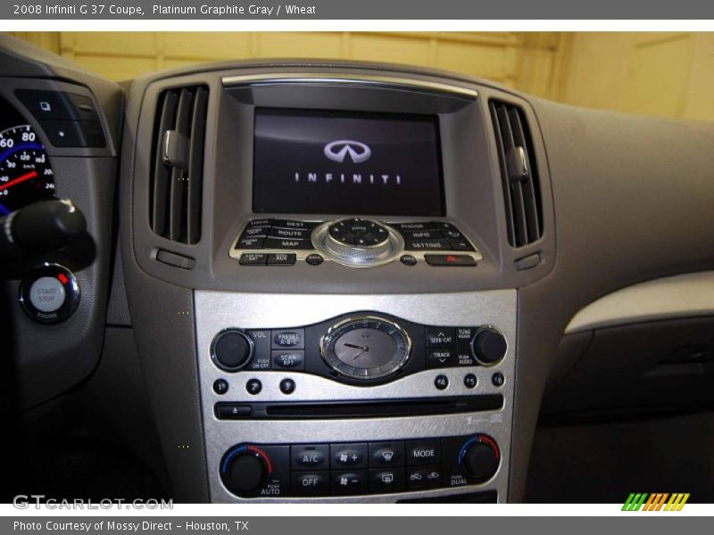 Platinum Graphite Gray / Wheat 2008 Infiniti G 37 Coupe