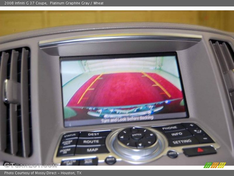 Platinum Graphite Gray / Wheat 2008 Infiniti G 37 Coupe