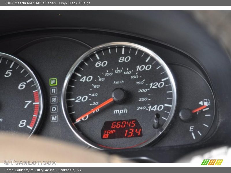 Onyx Black / Beige 2004 Mazda MAZDA6 s Sedan