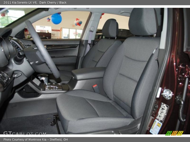 Dark Cherry / Black 2011 Kia Sorento LX V6