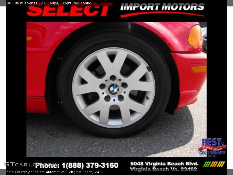 Bright Red / Sand 2000 BMW 3 Series 323i Coupe