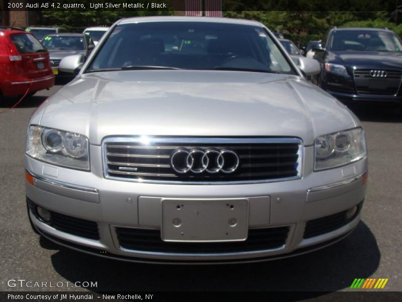 Light Silver Metallic / Black 2005 Audi A8 4.2 quattro
