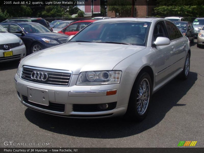 Light Silver Metallic / Black 2005 Audi A8 4.2 quattro