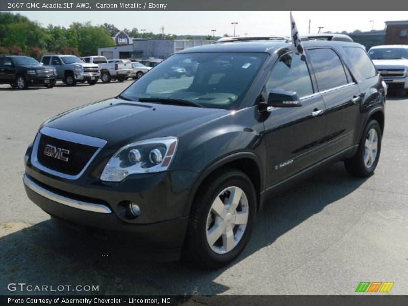 Carbon Metallic / Ebony 2007 GMC Acadia SLT AWD