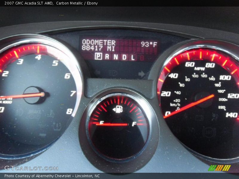 Carbon Metallic / Ebony 2007 GMC Acadia SLT AWD