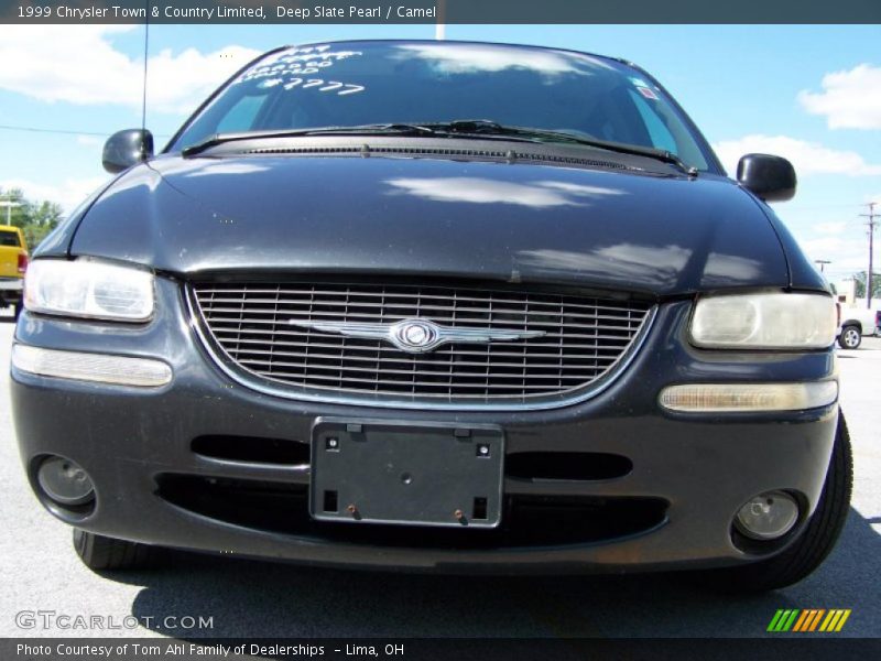 Deep Slate Pearl / Camel 1999 Chrysler Town & Country Limited