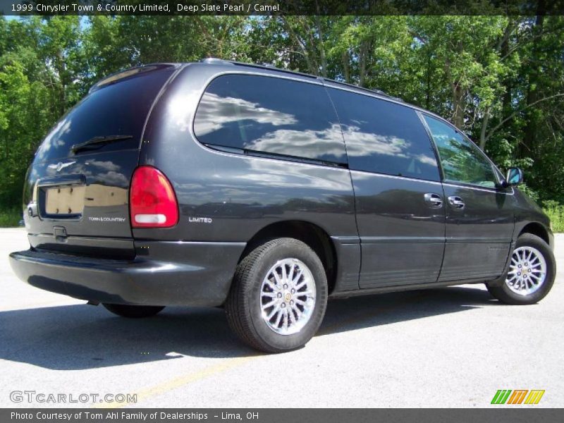 Deep Slate Pearl / Camel 1999 Chrysler Town & Country Limited