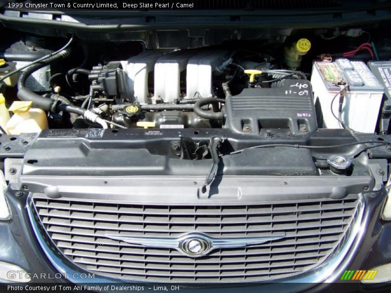 Deep Slate Pearl / Camel 1999 Chrysler Town & Country Limited