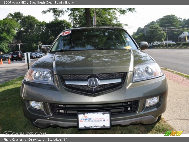 Sage Brush Green Pearl / Ebony 2006 Acura MDX