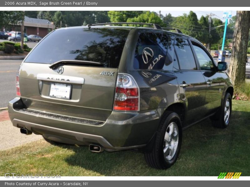 Sage Brush Green Pearl / Ebony 2006 Acura MDX