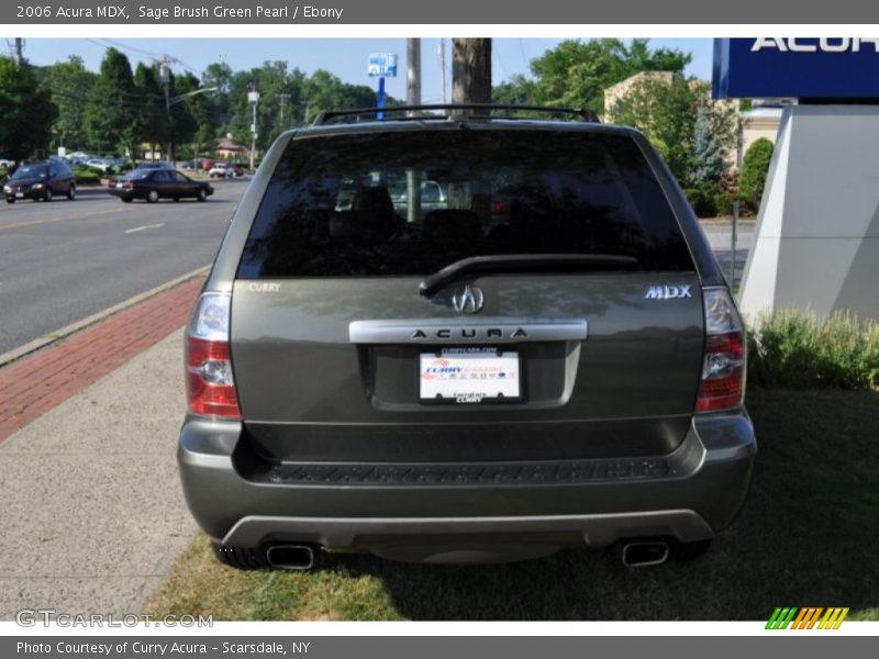 Sage Brush Green Pearl / Ebony 2006 Acura MDX