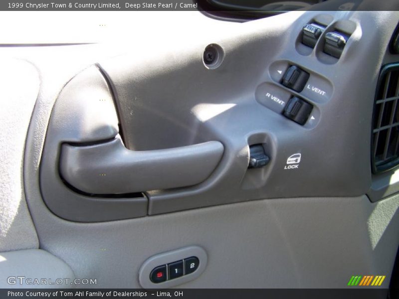 Deep Slate Pearl / Camel 1999 Chrysler Town & Country Limited