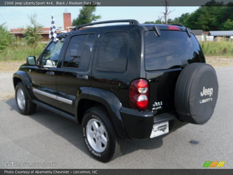 Black / Medium Slate Gray 2006 Jeep Liberty Sport 4x4