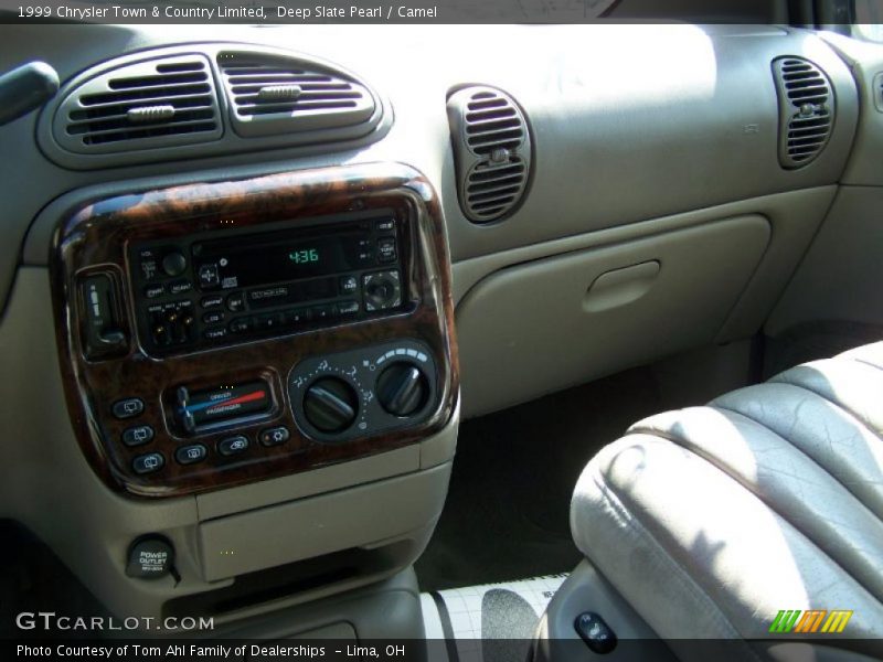 Deep Slate Pearl / Camel 1999 Chrysler Town & Country Limited
