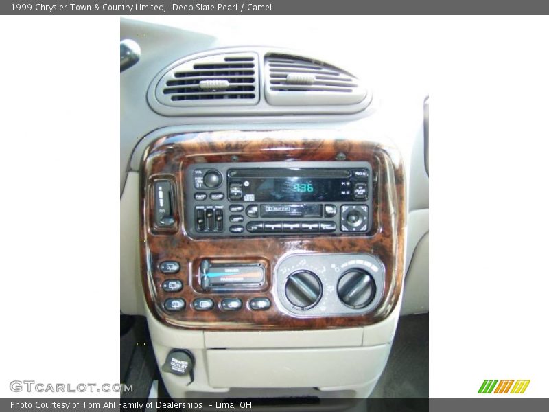 Deep Slate Pearl / Camel 1999 Chrysler Town & Country Limited