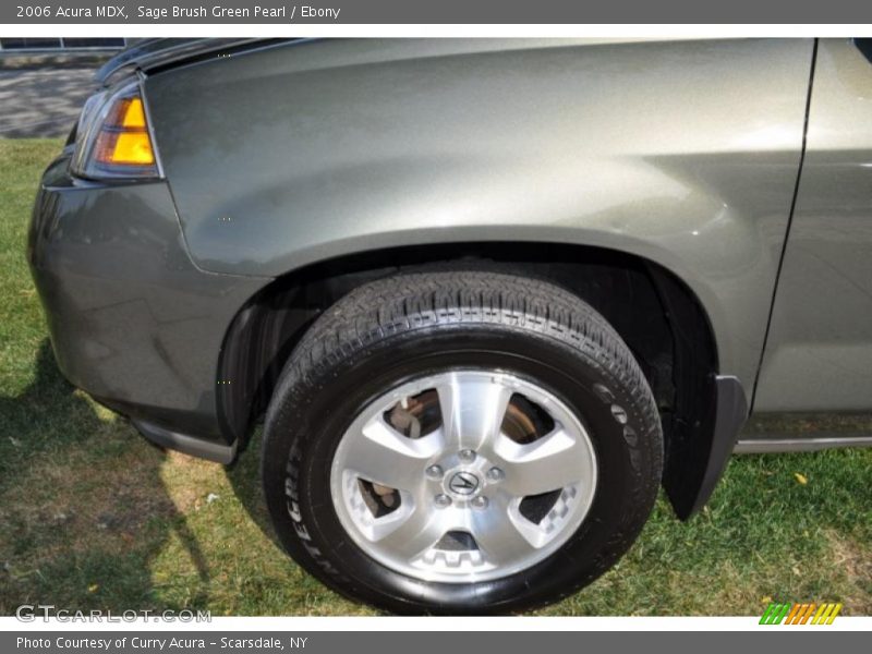 Sage Brush Green Pearl / Ebony 2006 Acura MDX
