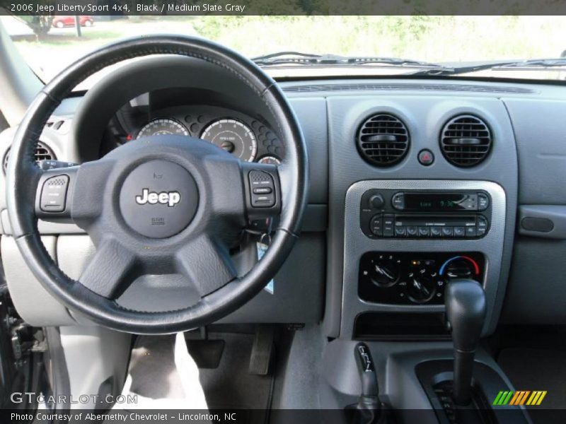Black / Medium Slate Gray 2006 Jeep Liberty Sport 4x4