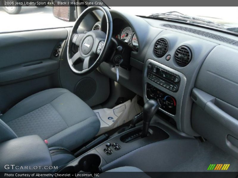 Black / Medium Slate Gray 2006 Jeep Liberty Sport 4x4