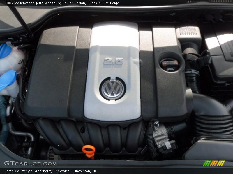 Black / Pure Beige 2007 Volkswagen Jetta Wolfsburg Edition Sedan