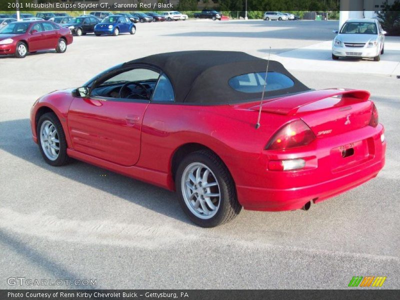 Saronno Red / Black 2001 Mitsubishi Eclipse Spyder GT