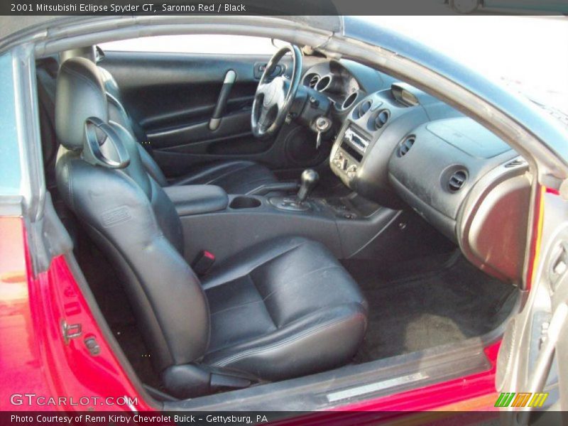 Saronno Red / Black 2001 Mitsubishi Eclipse Spyder GT