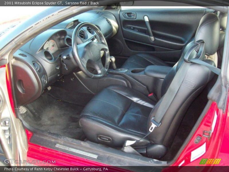 Saronno Red / Black 2001 Mitsubishi Eclipse Spyder GT