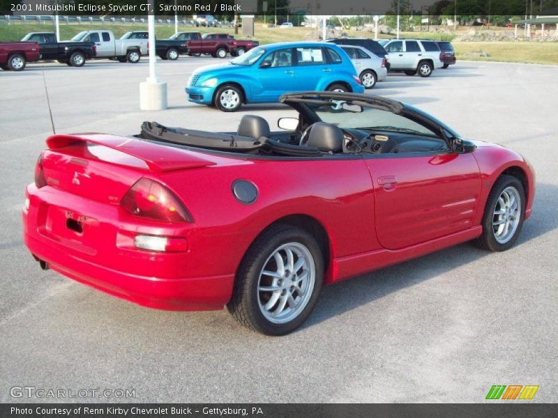 Saronno Red / Black 2001 Mitsubishi Eclipse Spyder GT