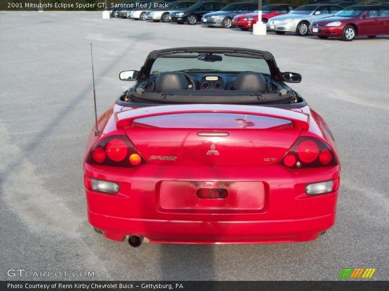 Saronno Red / Black 2001 Mitsubishi Eclipse Spyder GT