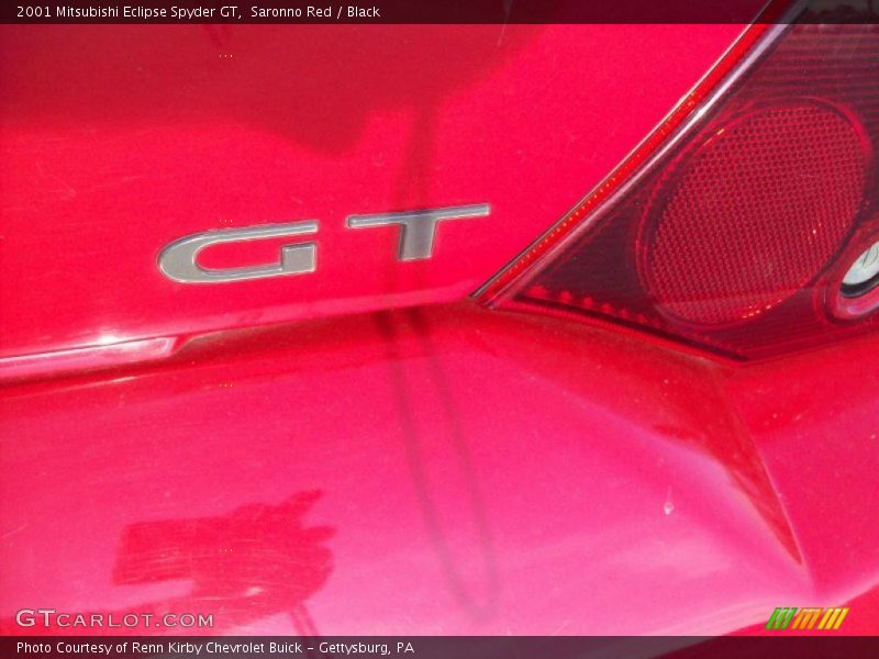 Saronno Red / Black 2001 Mitsubishi Eclipse Spyder GT