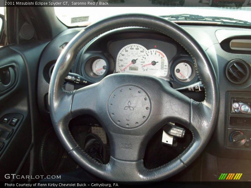 Saronno Red / Black 2001 Mitsubishi Eclipse Spyder GT