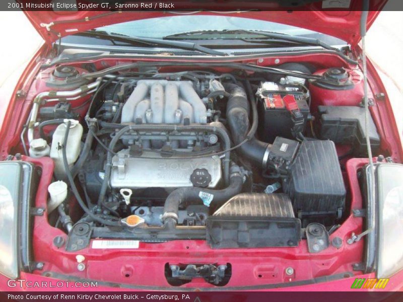 Saronno Red / Black 2001 Mitsubishi Eclipse Spyder GT