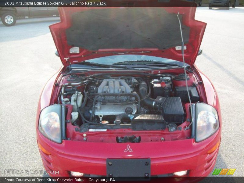 Saronno Red / Black 2001 Mitsubishi Eclipse Spyder GT