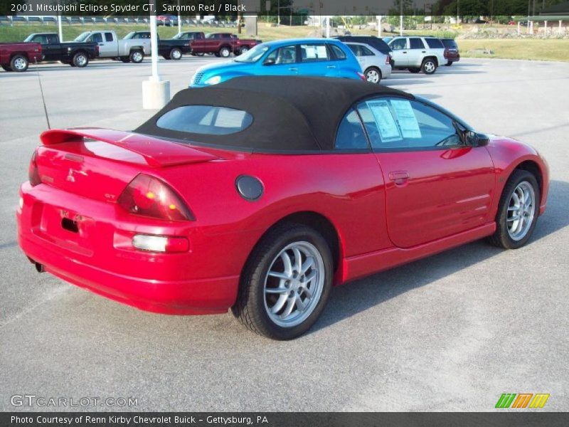 Saronno Red / Black 2001 Mitsubishi Eclipse Spyder GT